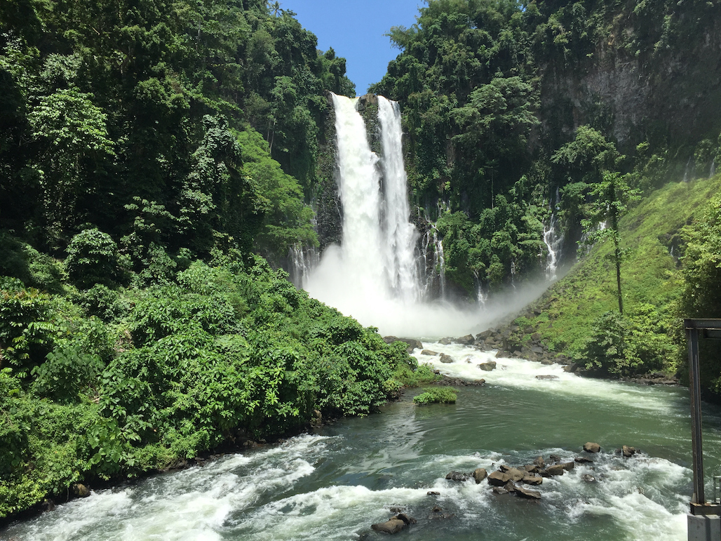 A view of the Maria Cristina Falls in Mindanao.