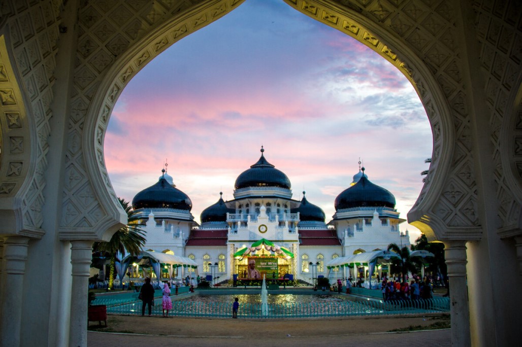 A mosque in Indonesia