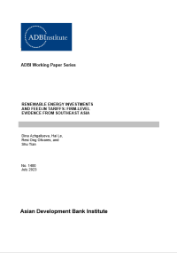 Renewable Energy Investments and Feed-in Tariffs: Firm-Level Evidence from Southeast Asia