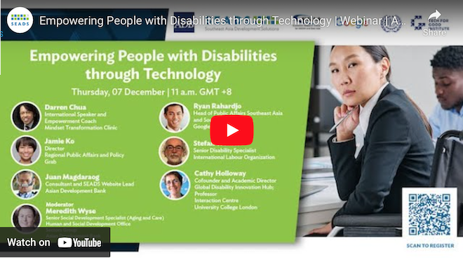 Empowering People with Disabilities through Technology video preview.