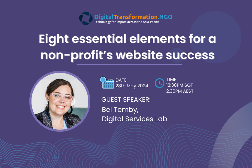 Eight essential elements for a non-profit's website success