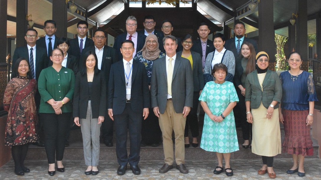 The 6-day training program was opened by Deputy Director-General Boonserm Khunkaew (fourth from left, front row), currently Acting Director-General of the Department of Tourism, Ministry of Tourism and Sports of Thailand; and Principal Tourism Industry Specialist Steven Schipani (fifth from left, front row) of the Asian Development Bank.