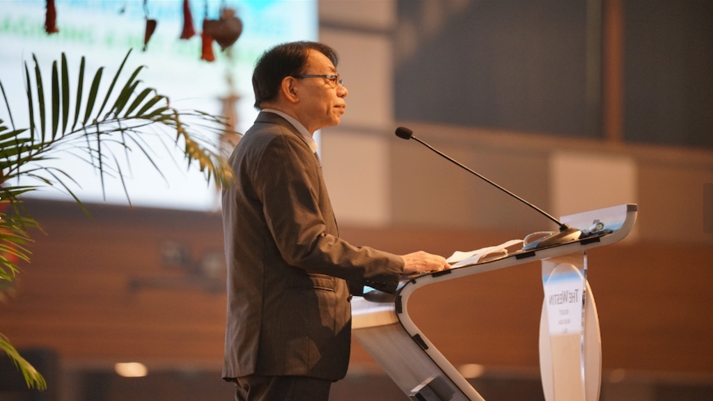 ADB President Masatsugu at SEADS 2023 in Bali, Indonesia.