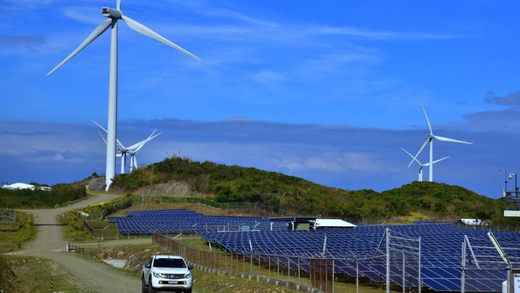 A wind and solar farm in the Philippines. Photo credit: ADB