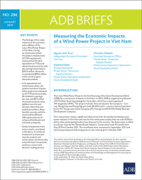 Measuring the Economic Impacts of a Wind Power Project in Viet Nam cover.