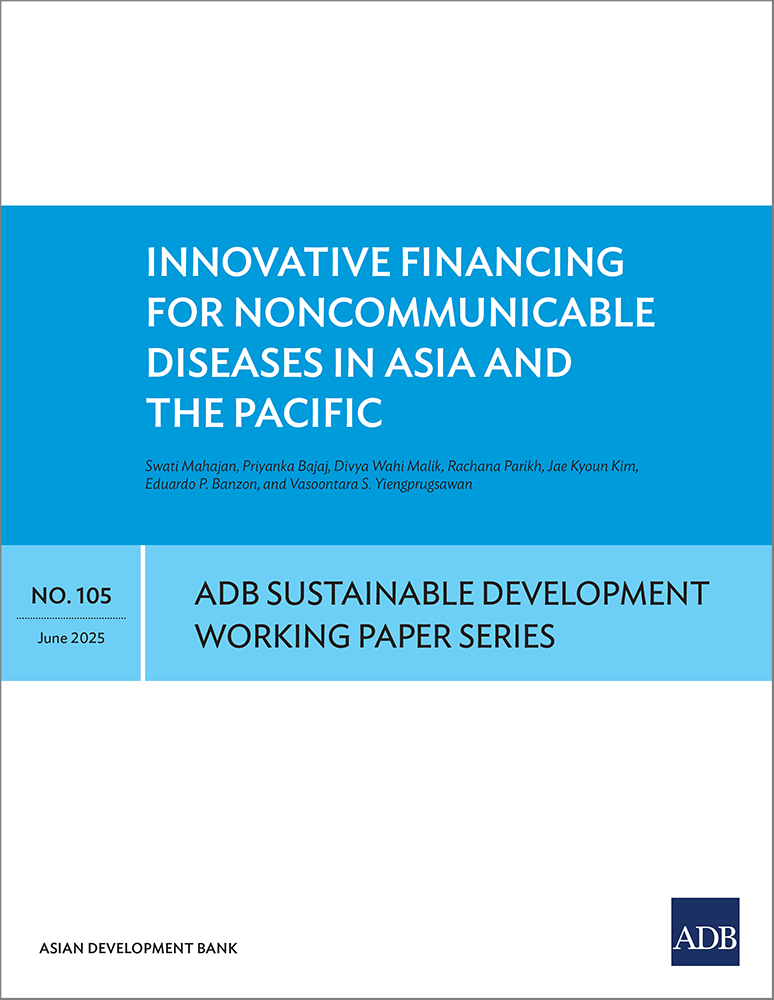 Innovative Financing for Noncommunicable Diseases in Asia and the Pacific cover. 
