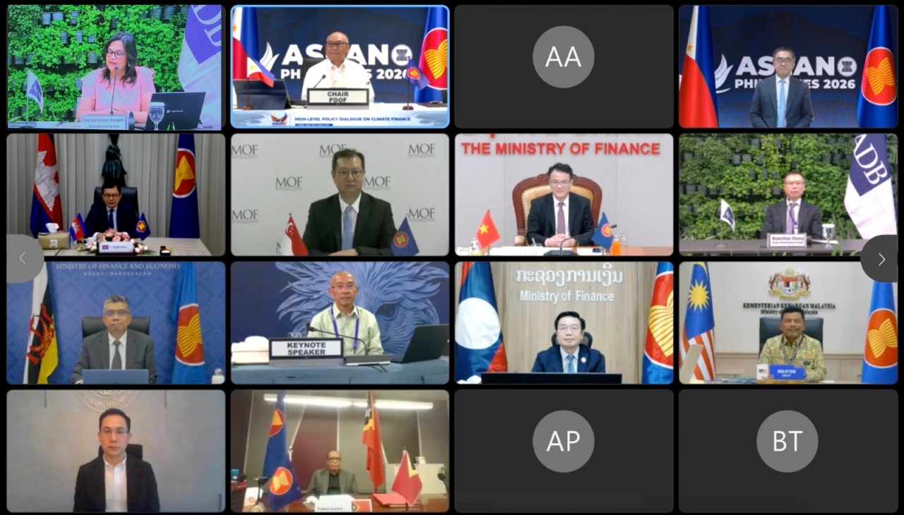 The ASEAN High-Level Policy Dialogue on Climate Finance was convened on 9 April 2026 in Manila (virtual format).