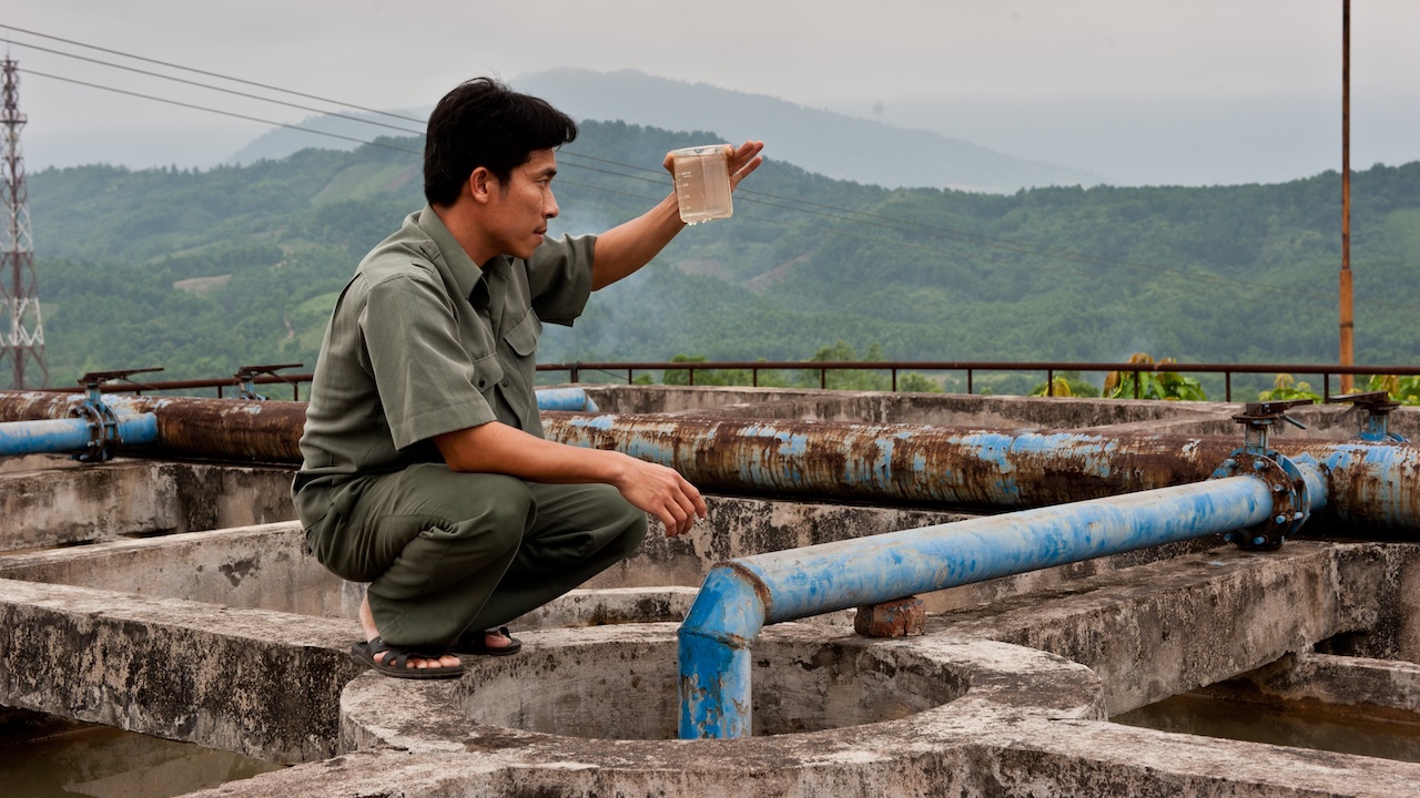 The plant's expansion and increase in capacity will address the water needs of consumers through 2029. Photo credit: ADB. 