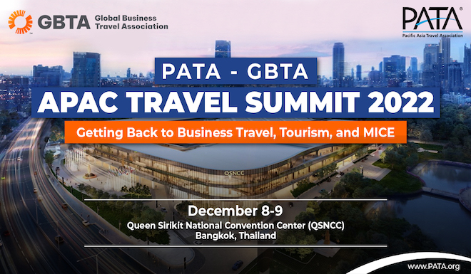 PATA GTBA Travel tourism event banner.