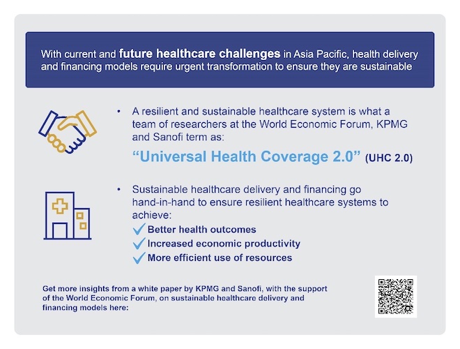 Sanofi infographic on healthcare challenges