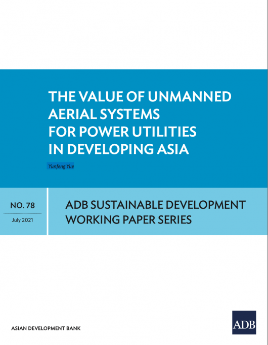 The Value of Unmanned Aerial Systems for Power Utilities in Developing Asia cover photo.