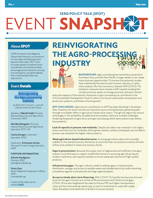 Cover photo of Reinvigorating agro-processing event report
