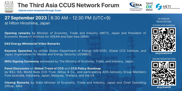 The Third Asia CCUS Network Forum