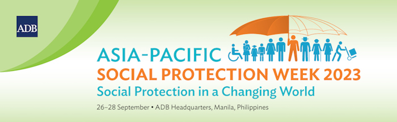 Asia-Pacific Social Protection Week 2023: Social Protection in a Changing World (APSP) banner.