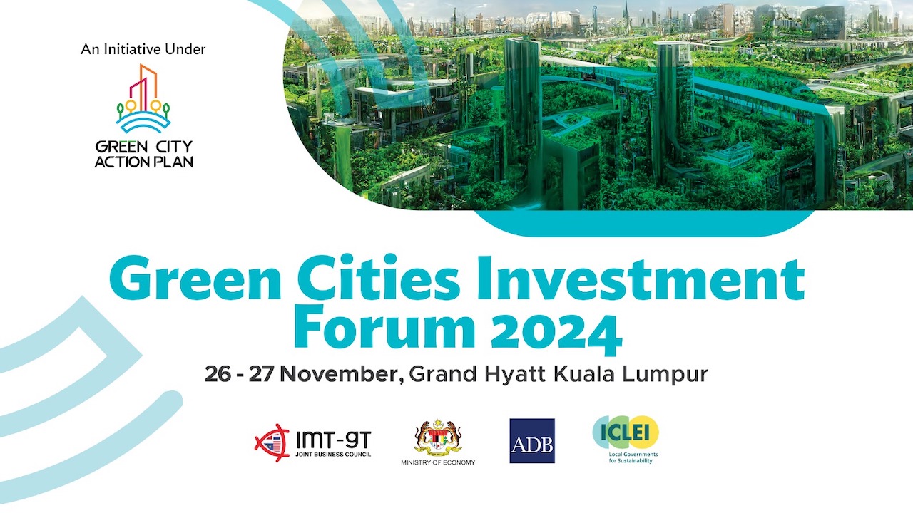 Green cities forum banner.