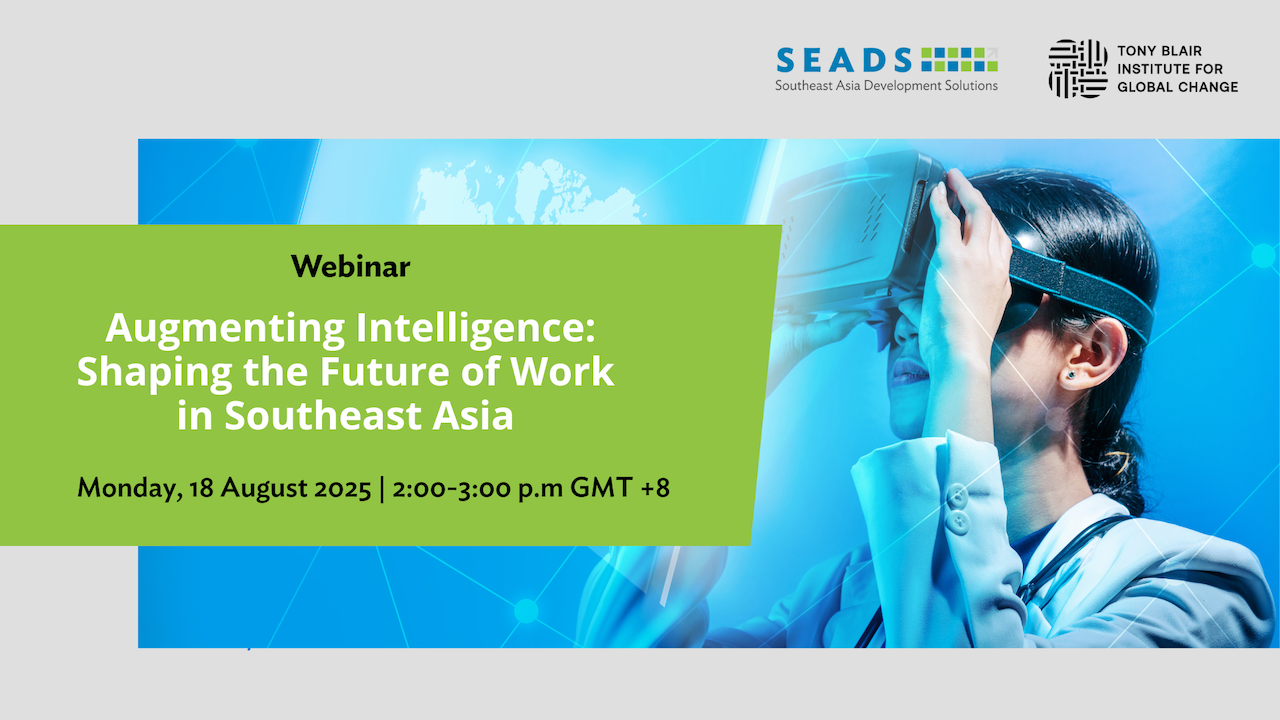 Augmenting Intelligence for a Thriving Future of Work in Southeast Asia banner.