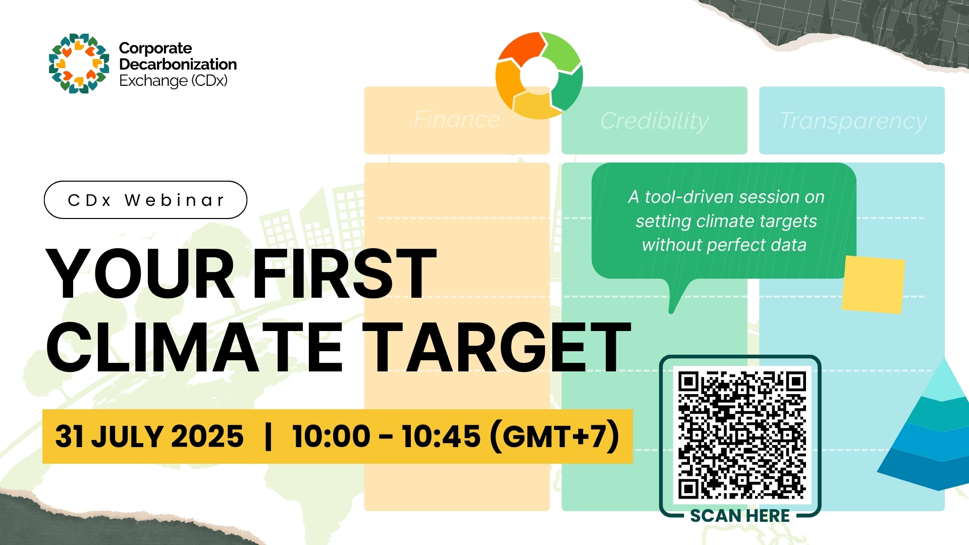 Your First Climate Target banner.