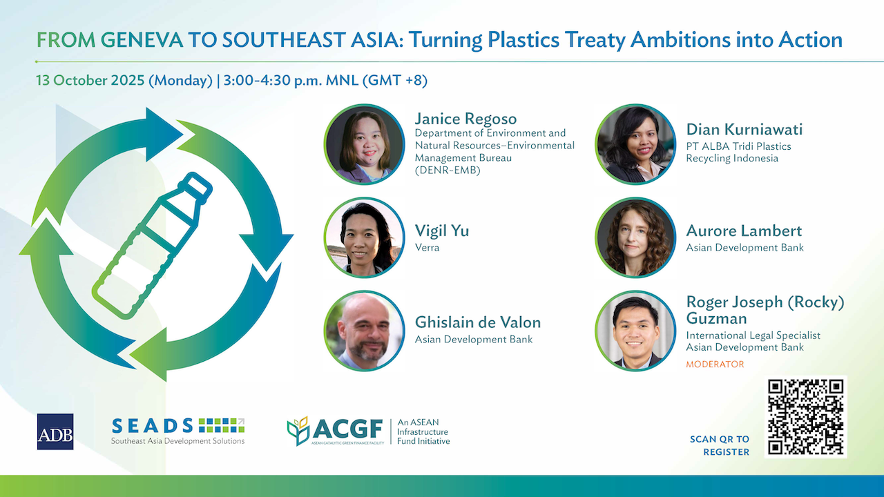 From Geneva to Southeast Asia: Turning Plastics Treaty Ambitions into Action banner.