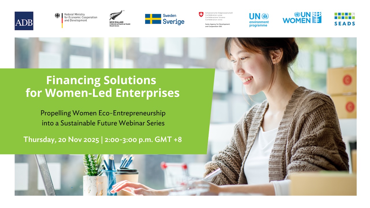Financing Solutions for Women-Led Enterprises banner.