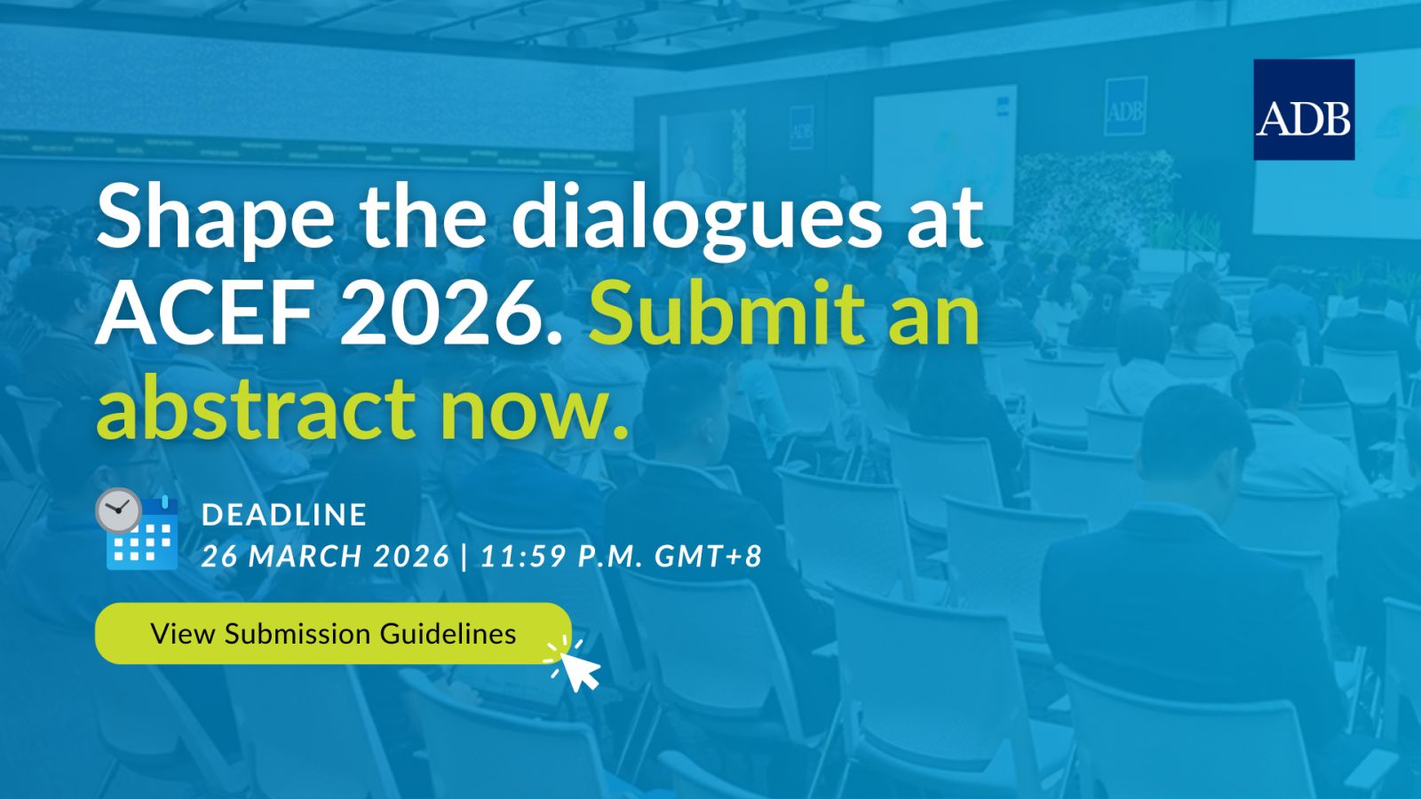 Asia Clean Energy Forum (ACEF) 2026: Call for Abstracts cover