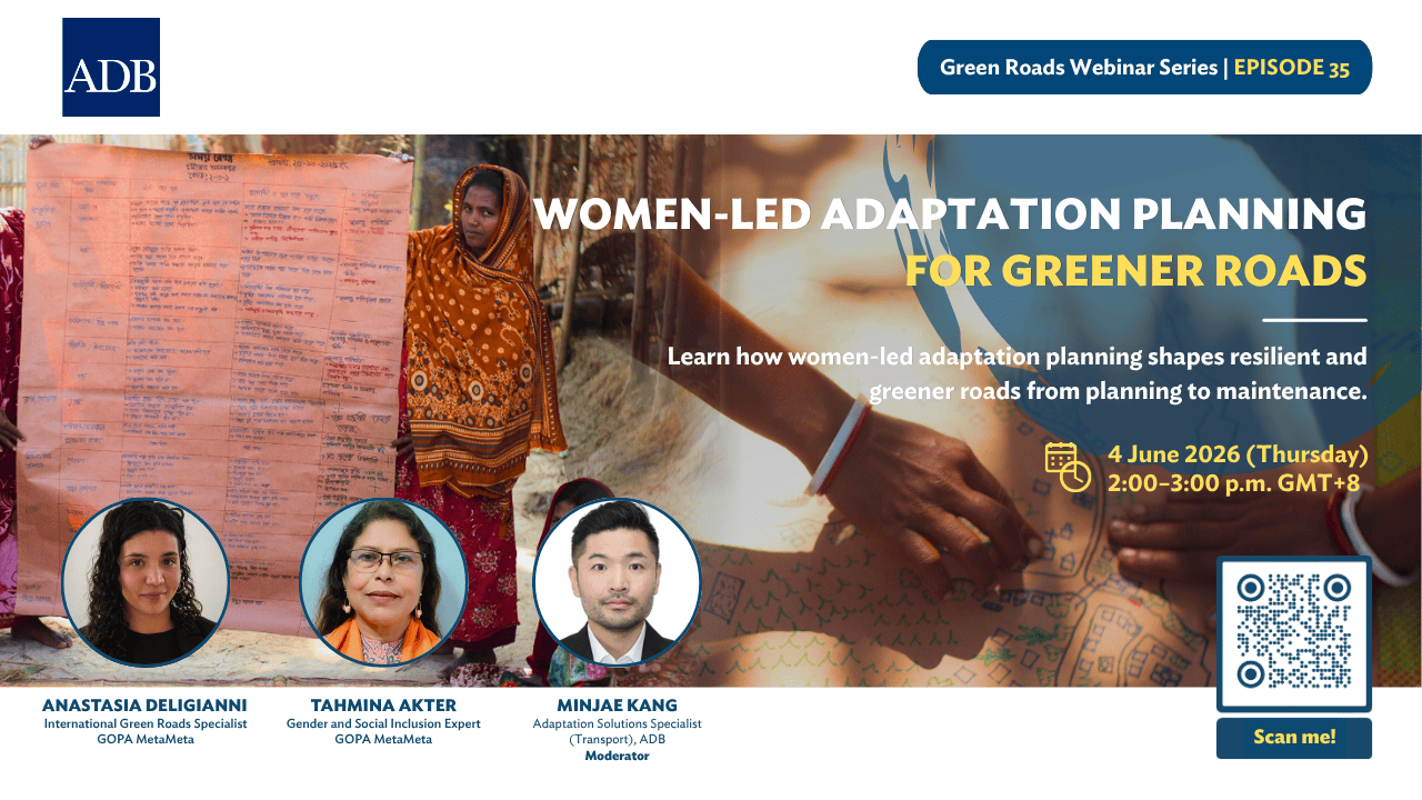 Women-Led Adaptation Planning for Greener Roads