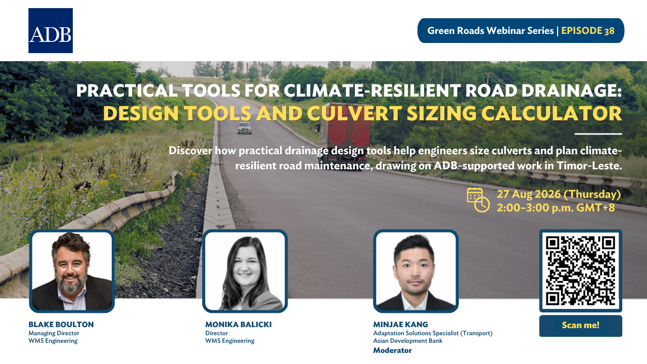 Green roads banner.