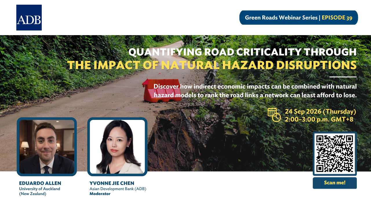 Quantifying Road Criticality Through the Impact of Natural Hazard Disruptions