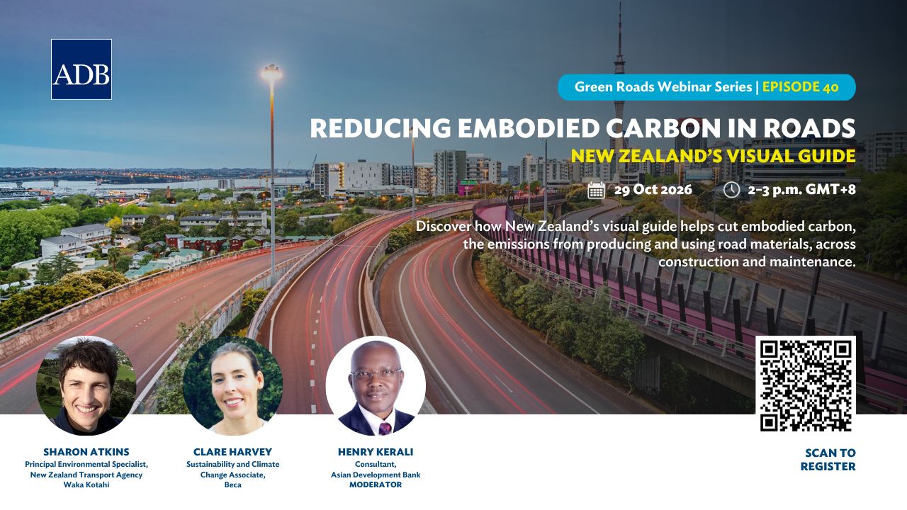 Reducing Embodied Carbon in Roads: New Zealand’s Visual Guide banner