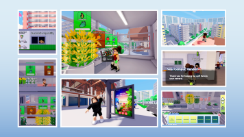 The interactive nature of gaming platforms, like Roblox, allows for an educational experience set in 3D virtual worlds that can engage and motivate digital ninjas. Photo credit: Courtesy of MeshMinds.