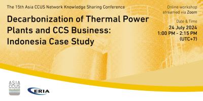 Decarbonization of Thermal Power Plants and Carbon Capture and Storage Business: Indonesia Case Study