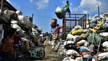 Solutions in Southeast Asia are closing the plastic loop and creating value from plastic waste. Photo credit: ADB.
