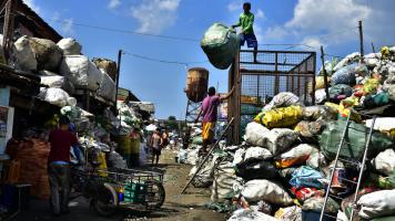 Solutions in Southeast Asia are closing the plastic loop and creating value from plastic waste. ​​​Photo credit: ADB.