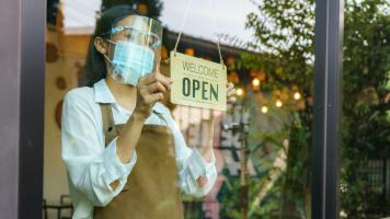 MSMEs have suffered disproportionately during sudden economic shocks, as illustrated by the COVID-19 pandemic. Photo credit: iStock/ake1150sb.