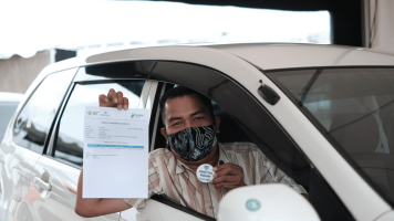 Grab leveraged on digital technologies to help the Indonesian government inoculate its citizens. Photo credit: Grab.