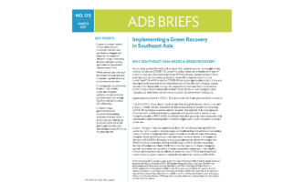  _Implementing a Green Recovery in Southeast Asia_2 cover