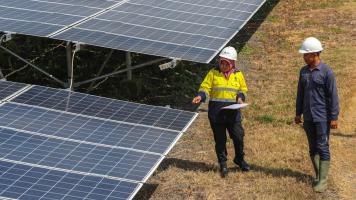 ASEAN has set an aspirational target of achieving 23% renewable energy in its total primary energy supply by 2025, up from 14.2% in 2020. Photo credit: ADB.