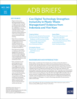 Can Digital Technology Strengthen Inclusivity in Plastic Waste Management? Evidence from Indonesia and Viet Nam cover.
