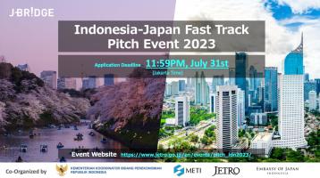 Indonesia–Japan Fast Track Pitch Event 2023 banner