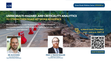 Green Roads Webinar Series: Using Multi-Hazard and Criticality Analytics to Strengthen Road Network Resilience cover