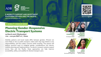 Planning Gender-Responsive Transport Systems banner.