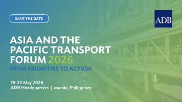 Asia and the Pacific Transport Forum 2026 banner.