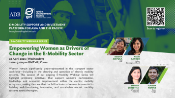 E-Mobility Webinar: Empowering Women as Drivers of Change in the E-Mobility Sector