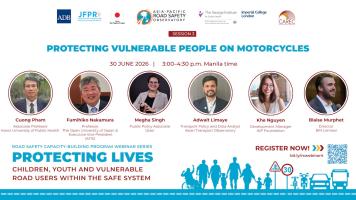 Protecting Vulnerable People on Motorcycles banner.