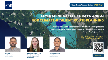 Leveraging Satellite Data and AI for Climate Resilient Route Planning event banner