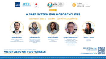 Vision Zero on Two Wheels: A Safe System for Motorcyclists banner. 