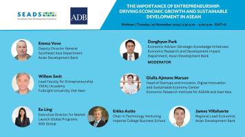 Embedded thumbnail for The Importance of Entrepreneurship: Driving Economic Growth and Sustainable Development in ASEAN