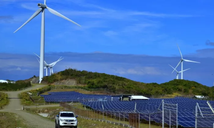 A wind and solar farm in the Philippines. Photo credit: ADB
