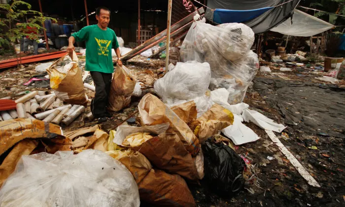 Between 2018 and 2023, Asia received $18 billion of private investments in plastic circularity, only 10% of total investments, despite the greater magnitude of plastic pollution in this region. Photo credit: ADB.
