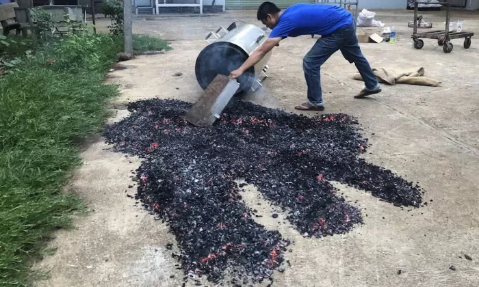 Once applied, biochar enhances soil structure, helps retain moisture, and increases nutrient availability, thus boosting crop yields—a crucial factor in building a sustainable agricultural system. Photo courtesy of Helvetas.