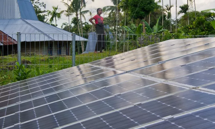 The island of Sumba in East Nusa Tenggara province has the lowest electrification ratio (92.5%) and some of the highest poverty rates in Indonesia. Photo credit: ADB.